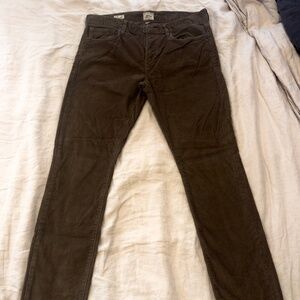 J. Crew Corduroy 250 Skinny fit Brown W33L32